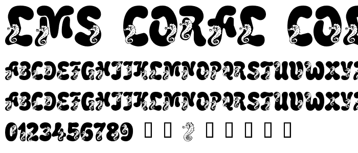 LMS Coral Colt font